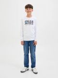 T-shirt manica lunga Jack & Jones - white - 3