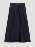 Gonna in jeans Pennyblack - blu scuro - 4