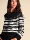 Pullover manica lunga Pennyblack - nero avorio - 1
