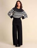 Pullover manica lunga Pennyblack - nero avorio - 2