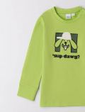 T-shirt manica lunga I Do - verde - 1