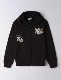 Maglia in felpa aperta I Do - nero - 0