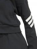 Felpa sportiva aperta Adidas - nero - 4