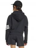 Felpa sportiva aperta Adidas - nero - 5