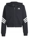 Felpa sportiva aperta Adidas - nero - 6