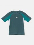 T-shirt manica corta sportiva Adidas - verde - 0