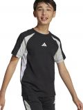 T-shirt manica corta sportiva Adidas - black - 2