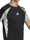 T-shirt manica corta sportiva Adidas - black - 5