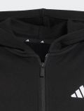 Felpa sportiva aperta Adidas - black - 1