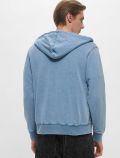 Maglia in felpa zip cappuccio Guess Jeans - denim - 5