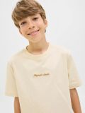 T-shirt manica corta Jack & Jones - panna - 2