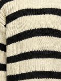 Pullover manica lunga Only - bianco nero - 1