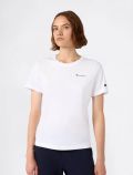 T-shirt manica corta sportiva Champion - bianco - 0