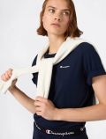T-shirt manica corta sportiva Champion - blu - 3