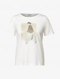 T-shirt manica corta Street One - bianco - 4