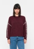 Pullover manica lunga Jdy - bordeaux - 1