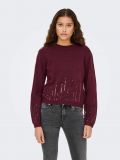 Pullover manica lunga Jdy - marrone - 1