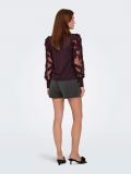 Maglia manica lunga Jdy - bordeaux - 3