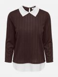 Maglia manica lunga Jdy - marrone - 0