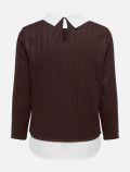 Maglia manica lunga Jdy - marrone - 1