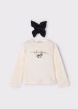 T-shirt manica lunga Mayoral - panna - 4
