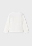 T-shirt manica lunga Mayoral - panna rosa - 3
