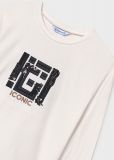 T-shirt Mayoral - panna nero - 1