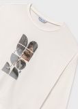 T-shirt Mayoral - panna - 1