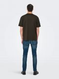 T-shirt manica corta Only & Sons - marrone - 4