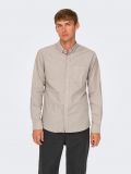 Camicia manica lunga casual Only & Sons - beige - 0