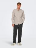 Camicia manica lunga casual Only & Sons - beige - 3