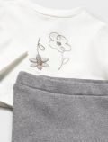 Completo 3 pezzi Newborn - sabbia - 1