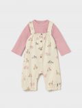Completo 2 pezzi Newborn - orchidea - 2