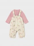 Completo 2 pezzi Newborn - orchidea - 3