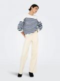 Maglia in felpa Only - bianco blu - 2