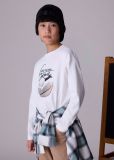 T-shirt manica lunga Mayoral - panna - 3