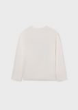 T-shirt manica lunga Mayoral - panna - 4