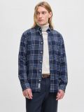 Camicia manica lunga flanella Jack & Jones - dark navy - 0