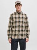 Camicia manica lunga flanella Jack & Jones - peat - 0