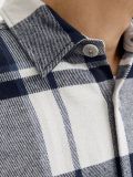 Camicia manica lunga flanella Jack & Jones - dark navy - 3
