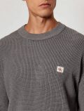 Maglia manica lunga Calvin Klein - medium grey melange - 1