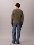 Maglia manica lunga Calvin Klein - dusty olive - 5