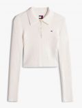 Maglia manica lunga Tommy Jeans - bianco - 4