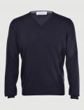 Pullover manica lunga Gran Sasso - blu - 0