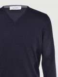 Pullover manica lunga Gran Sasso - blu - 1