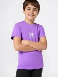 T-shirt manica corta sportiva Champion - lilla - 0