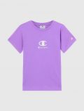 T-shirt manica corta sportiva Champion - lilla - 4
