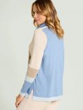 Maglia manica lunga curvy Luisa Viola - azzurro - 4