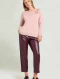Maglia manica lunga curvy Luisa Viola - blush - 3