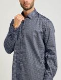 Camicia manica lunga casual Bugatti - blu - 1
